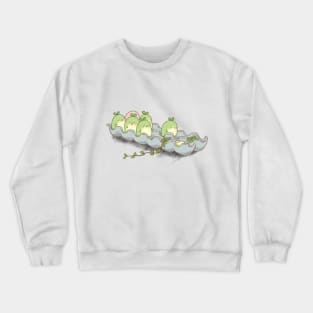 Sleeping in the egg tray Crewneck Sweatshirt